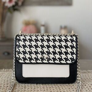 Kate Spade Woven Straw Remi Flap Chain Crossbody Bag